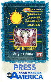 Good Morning America press pass